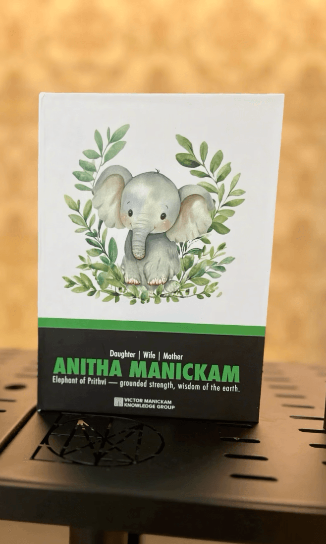 Custom journal - Anitha Manickam